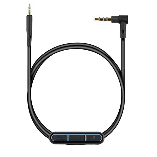 kwmobile Kopfhörerkabel für Bose QuietComfort 35 / 35II / 25 / QC25 / QC35 II / QC35 / On-Ear 2 / OE2 / OE2i / SoundTrue - Ersatz Kabel 150 cm Mikrofon Lautstärkeregler - 3.5mm Klinke kwmobile Kopfhörerkabel für Bose QuietComfort 35 / 35II / 25 / QC25 / QC35 II / QC35 / On-Ear 2 / OE2 / OE2i / SoundTrue - Ersatz Kabel 150 cm Mikrofon Lautstärkeregler - 3.5mm Klinke von kwmobile