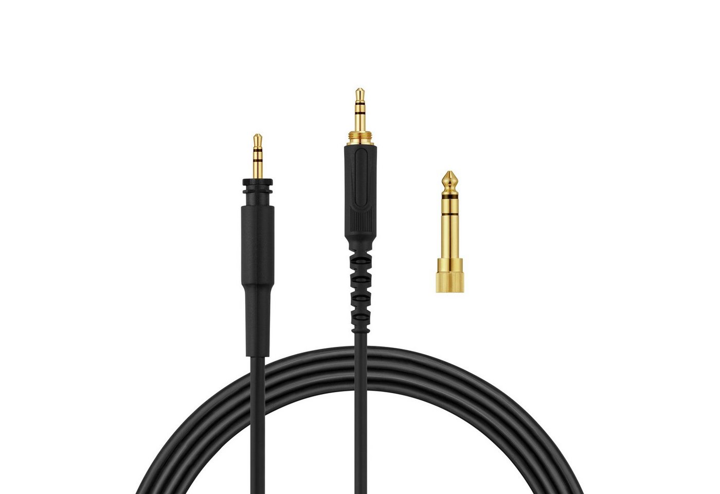 kwmobile Kopfhörerkabel für Shure SRH440A / SRH840A / SRH440 / SRH840 Audio-Kabel, AUX Klinke Kabel mit Adapter von kwmobile