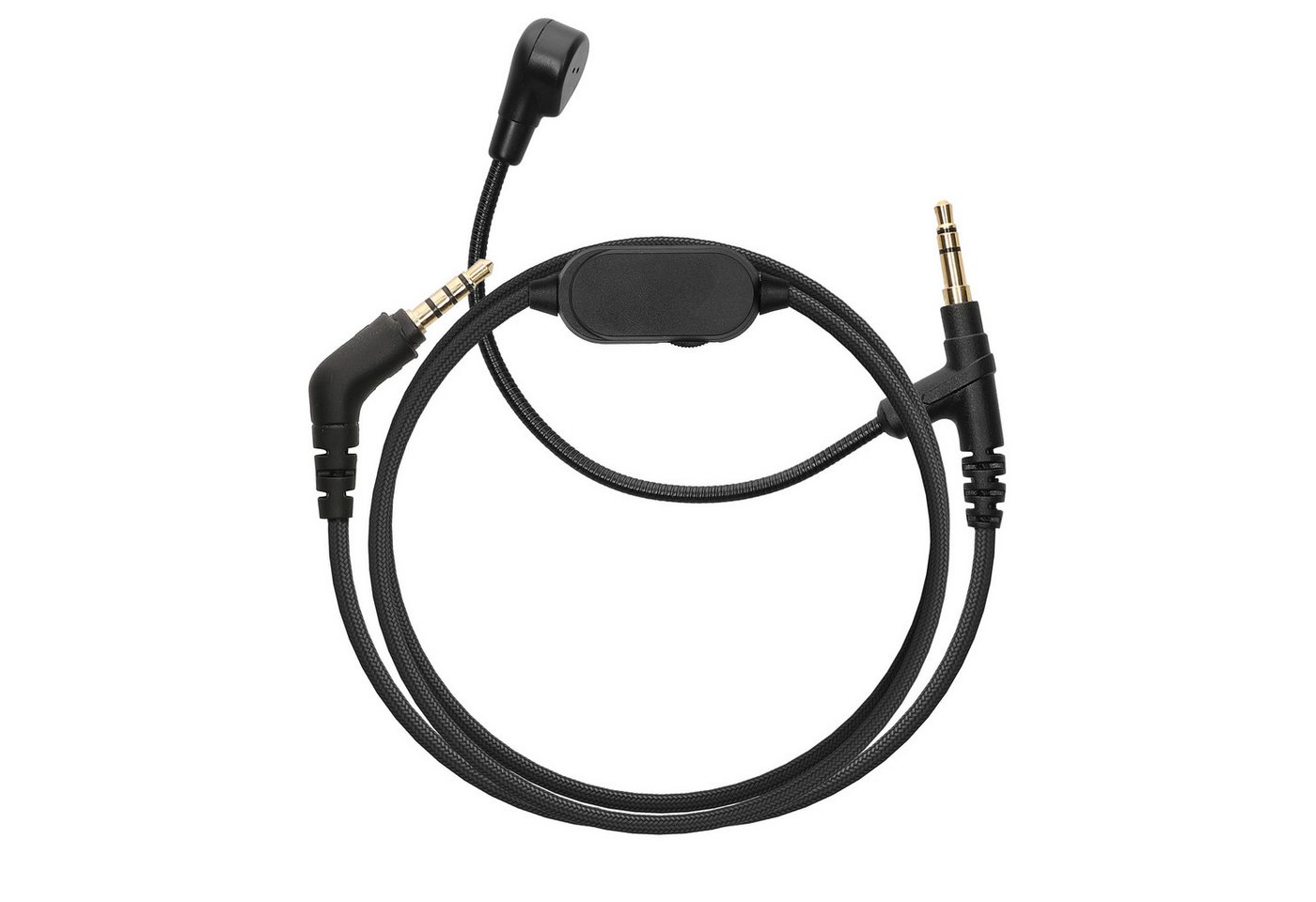 kwmobile Kopfhörerkabel für Sony WH-1000XM5 / WH-1000XM4 / MDR-100ABN / V-MODA Audio-Kabel, (13.00 cm), Ersatz Kabel 200 cm Mikrofon Lautstärkeregler - 3.5mm Klinke von kwmobile
