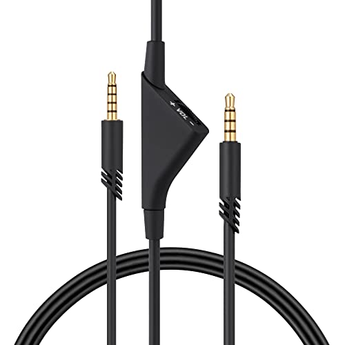 kwmobile Kopfhörerkabel kompatibel mit Logitech Astro A50 / A40TR / A40 / A30 / A10 - Ersatz Kabel 200 cm mit Lautstärkeregler - 3.5mm Klinke kwmobile Kopfhörerkabel kompatibel mit Logitech Astro A50 / A40TR / A40 / A30 / A10 - Ersatz Kabel 200 cm mit Lautstärkeregler - 3.5mm Klinke von kwmobile