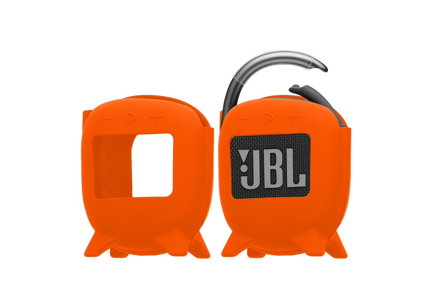 kwmobile Lautsprecher-Hülle Silikon Hülle für JBL Clip 4, Schutzhülle für Mini Speaker von kwmobile
