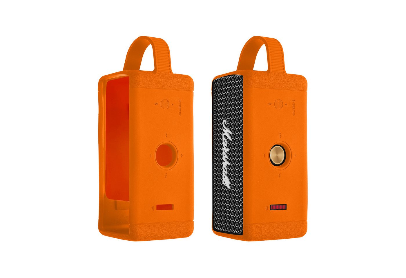 kwmobile Lautsprecher-Hülle Silikon Hülle für Marshall EMBERTON, Schutzhülle für Mini Speaker von kwmobile