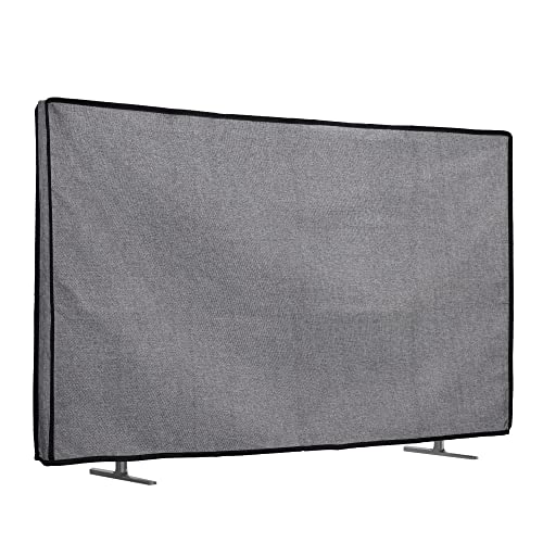 kwmobile Leinen Hülle kompatibel mit 49-50" TV - Staubschutz Abdeckhaube Schutzhülle für Fernseher - TV Bildschirm Staubhaube Haube in Dunkelgrau kwmobile Leinen Hülle kompatibel mit 49-50" TV - Staubschutz Abdeckhaube Schutzhülle für Fernseher - TV Bildschirm Staubhaube Haube in Dunkelgrau von kwmobile