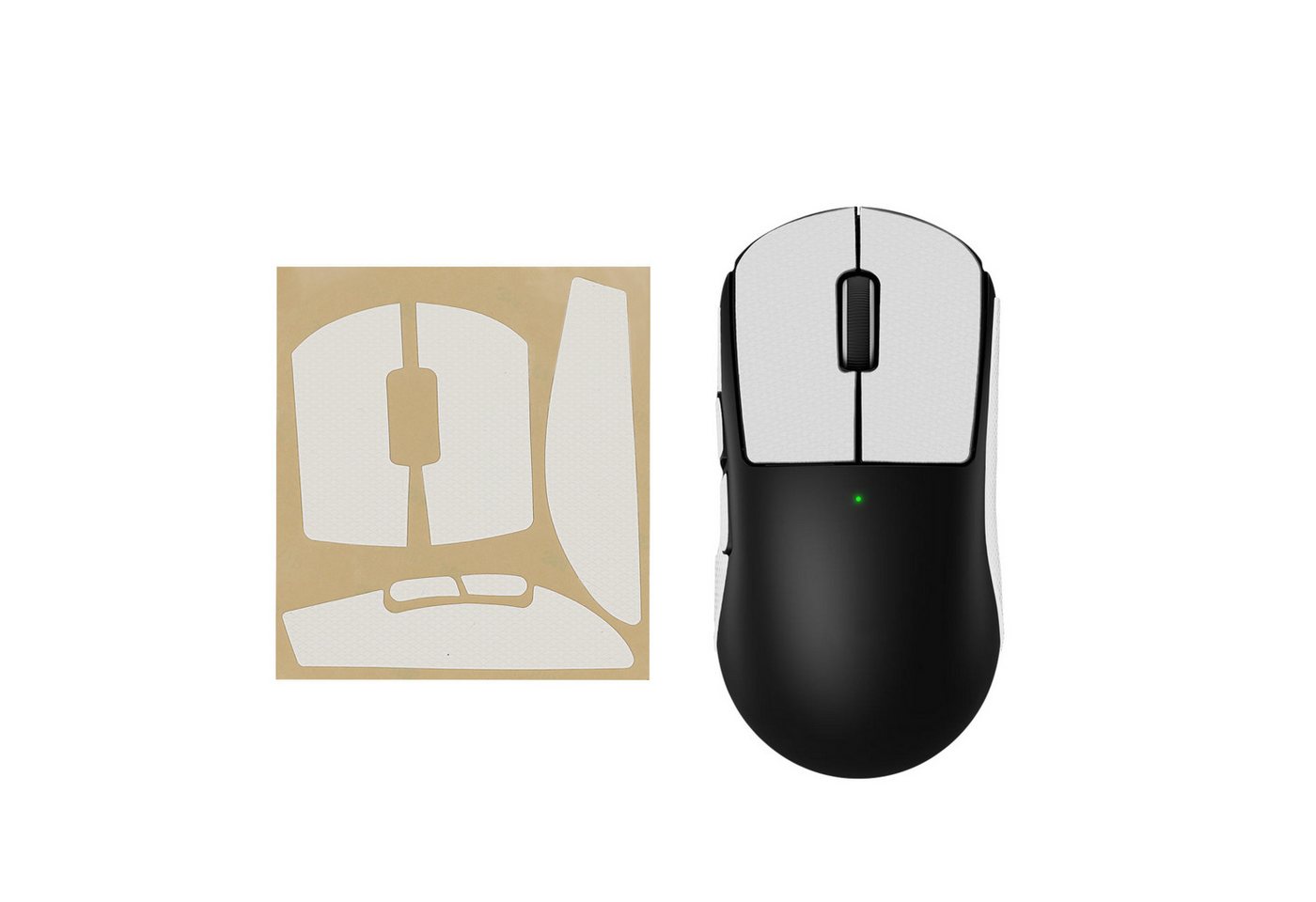 kwmobile Mausfüße Gaming Maus Grip Tape für Logitech G Pro Wireless 2 / Wireless 3 (1-St), Maus Rutschfestes Griffband für PC Maus Weiß von kwmobile