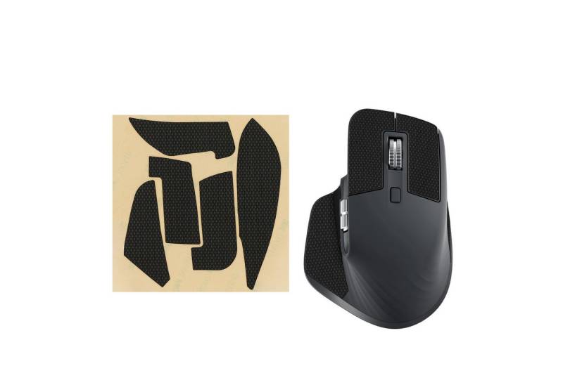 kwmobile Mausfüße Gaming Maus Grip Tape für Logitech MX Master 3S (1-St), Maus Rutschfestes Griffband für PC Maus Schwarz von kwmobile