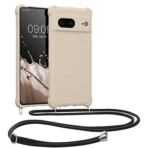 kwmobile Necklace Case kompatibel mit Google Pixel 7 Hülle - Cover mit Kordel zum Umhängen - Silikon Schutzhülle Creme kwmobile Necklace Case kompatibel mit Google Pixel 7 Hülle - Cover mit Kordel zum Umhängen - Silikon Schutzhülle Creme von kwmobile