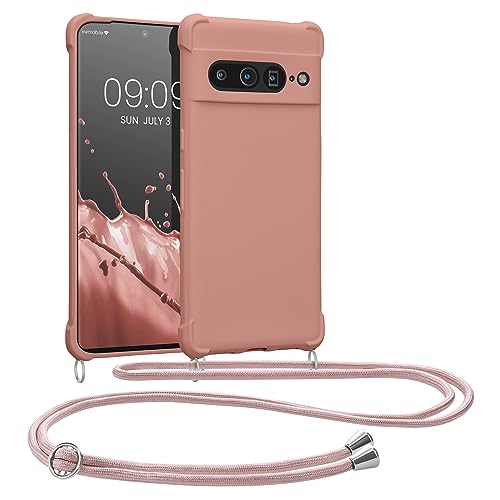kwmobile Necklace Case kompatibel mit Google Pixel 7 Pro Hülle - Cover mit Kordel zum Umhängen - Silikon Schutzhülle Perlmutt kwmobile Necklace Case kompatibel mit Google Pixel 7 Pro Hülle - Cover mit Kordel zum Umhängen - Silikon Schutzhülle Perlmutt von kwmobile