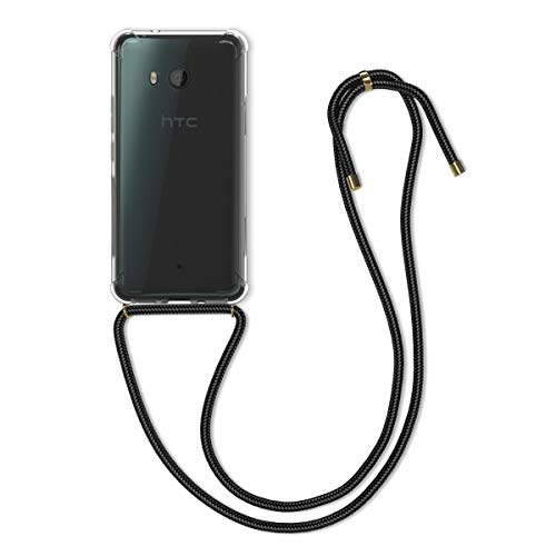 kwmobile Necklace Case kompatibel mit HTC U11 Hülle - Silikon Cover mit Handykette - Band Handyhülle Transparent von kwmobile
