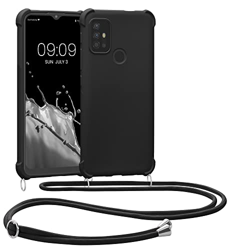 kwmobile Necklace Case kompatibel mit Motorola Moto G30 / Moto G20 / Moto G10 Hülle - Cover mit Kordel zum Umhängen - Silikon Schutzhülle Schwarz kwmobile Necklace Case kompatibel mit Motorola Moto G30 / Moto G20 / Moto G10 Hülle - Cover mit Kordel zum Umhängen - Silikon Schutzhülle Schwarz von kwmobile