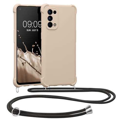 kwmobile Necklace Case kompatibel mit Oppo Find X3 Lite Hülle - Cover mit Kordel zum Umhängen - Silikon Schutzhülle Creme kwmobile Necklace Case kompatibel mit Oppo Find X3 Lite Hülle - Cover mit Kordel zum Umhängen - Silikon Schutzhülle Creme von kwmobile