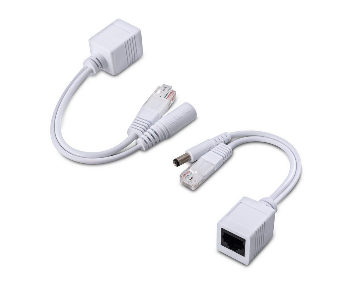 kwmobile PoE Adapter Set - Injektor + Splitter Kabel für Netzwerk, IP Geräte Netzwerk-Adapter kwmobile PoE Adapter Set - Injektor + Splitter Kabel für Netzwerk, IP Geräte Netzwerk-Adapter von kwmobile