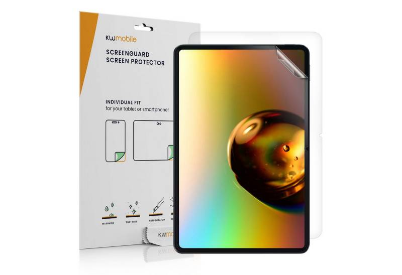 kwmobile Displayschutzfolie 2x Folie für Xiaomi Pad 6S Pro 12.4, 1 Stück, Full Screen Tablet Schutzfolie entspiegelt von kwmobile
