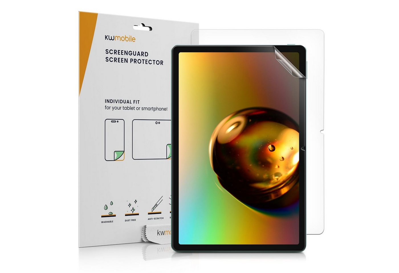 kwmobile Schutzfolie 2x Folie für Xiaomi Redmi Pad SE, (1-St), Full Screen Tablet Schutzfolie - klar von kwmobile