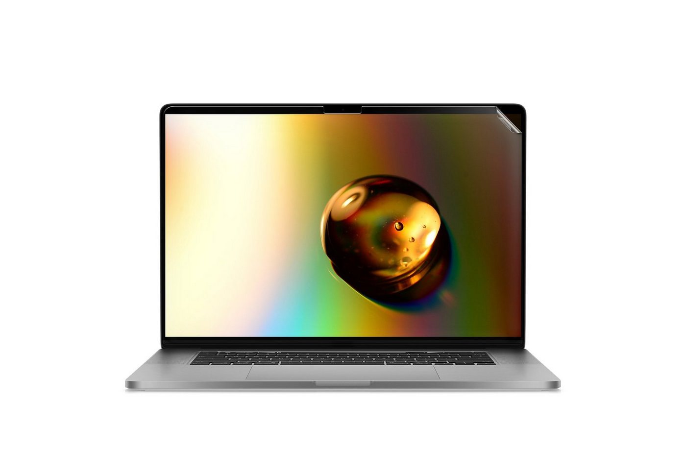 kwmobile Displayschutzfolie Folie matt für Apple MacBook Pro 16" (2021) A2485, 1 Stück, Laptop Schutzfolie Displayschutz Anti-Fingerabdruck entspiegelt von kwmobile