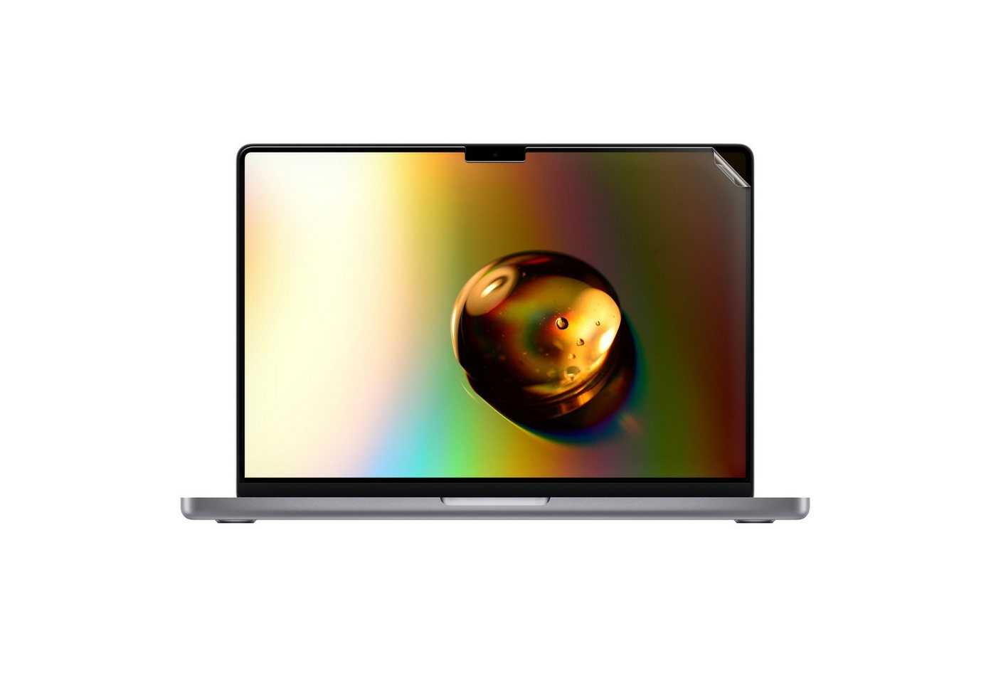 kwmobile Displayschutzfolie Folie matt für Apple Macbook Pro 14.2" 2023 M3 A2918 / A2992, 1 Stück, Laptop Schutzfolie Displayschutz Anti-Fingerabdruck entspiegelt von kwmobile