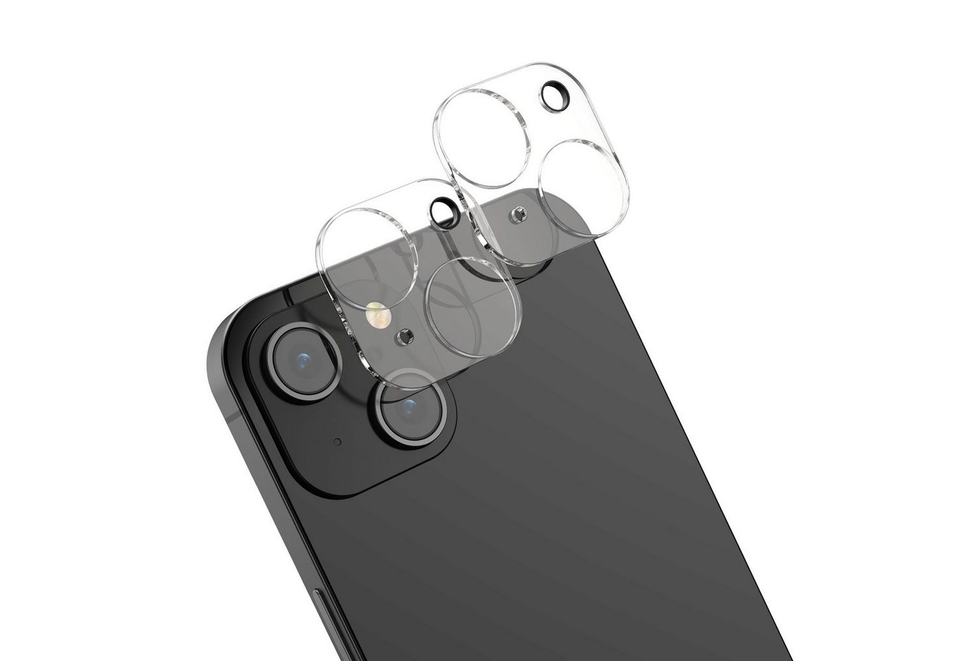 kwmobile Schutzfolie Glas Handy Kameraschutz für Apple iPhone 15, (1-St), Transparentes Schutzglas Set für Smartphone Kamera von kwmobile
