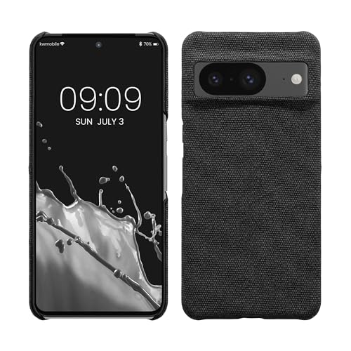 kwmobile Schutzhülle kompatibel mit Google Pixel 8 - Hülle - Stoff Cover Handyhülle - Backcover in Dunkelgrau kwmobile Schutzhülle kompatibel mit Google Pixel 8 - Hülle - Stoff Cover Handyhülle - Backcover in Dunkelgrau von kwmobile