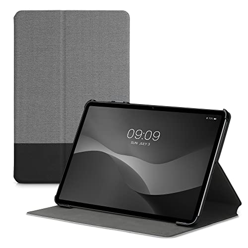 kwmobile Schutzhülle kompatibel mit Huawei MatePad 11 (2021) - Hülle Slim - Tablet Cover Case mit Ständer Grau Schwarz von kwmobile