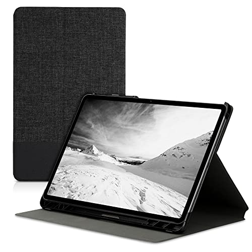 kwmobile Schutzhülle kompatibel mit Huawei MatePad Pro 12.6 (2021) - Hülle Slim - Tablet Cover Case mit Ständer Anthrazit Schwarz von kwmobile