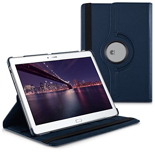 kwmobile Schutzhülle kompatibel mit Huawei MediaPad M2 10.0 - Hülle 360° Tablet Cover Case Dunkelblau von kwmobile