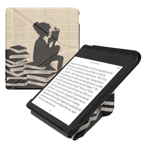 kwmobile Schutzhülle kompatibel mit Kobo Kobo Libra Colour/Tolino Vision Color - Hülle Kunstleder - eReader Cover Case - Lesende Frau Schwarz Beige kwmobile Schutzhülle kompatibel mit Kobo Kobo Libra Colour/Tolino Vision Color - Hülle Kunstleder - eReader Cover Case - Lesende Frau Schwarz Beige von kwmobile