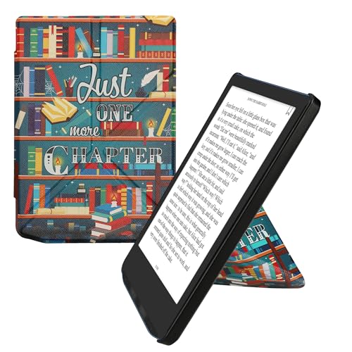 kwmobile Schutzhülle kompatibel mit Pocketbook Verse/Verse Pro/Verse Color/Vivlio Light/Light HD - Hülle Kunstleder - eReader Cover Case - Bibliothek Motto Mehrfarbig kwmobile Schutzhülle kompatibel mit Pocketbook Verse/Verse Pro/Verse Color/Vivlio Light/Light HD - Hülle Kunstleder - eReader Cover Case - Bibliothek Motto Mehrfarbig von kwmobile