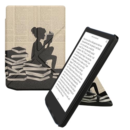 kwmobile Schutzhülle kompatibel mit Pocketbook Verse/Verse Pro/Verse Color/Vivlio Light/Light HD - Hülle Kunstleder - eReader Cover Case - Lesende Frau Schwarz Beige kwmobile Schutzhülle kompatibel mit Pocketbook Verse/Verse Pro/Verse Color/Vivlio Light/Light HD - Hülle Kunstleder - eReader Cover Case - Lesende Frau Schwarz Beige von kwmobile