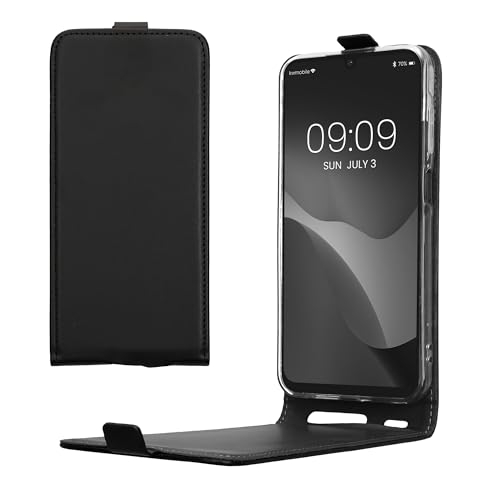 kwmobile Schutzhülle kompatibel mit Samsung Galaxy A25 - Hülle Handy - Flip Case Handyhülle Schwarz von kwmobile