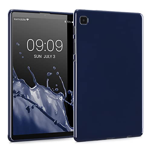 kwmobile Schutzhülle kompatibel mit Samsung Galaxy Tab A7 Lite 8.7 (2021) - Hülle Silikon - Tablet Cover Case Dunkelblau von kwmobile