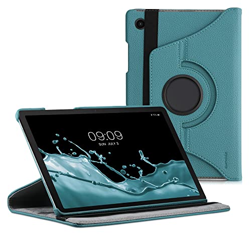 kwmobile Schutzhülle kompatibel mit Samsung Galaxy Tab A8 10.5 (2021) - Hülle 360° Tablet Cover Case Petrol von kwmobile