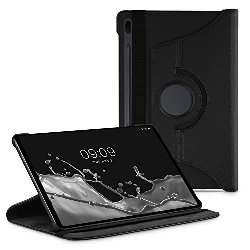 kwmobile Schutzhülle kompatibel mit Samsung Galaxy Tab S7 FE - Hülle 360° Tablet Cover Case Schwarz von kwmobile