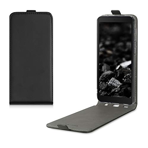 kwmobile Schutzhülle kompatibel mit Samsung Galaxy Xcover 5 - Hülle Handy - Flip Case Handyhülle Schwarz von kwmobile