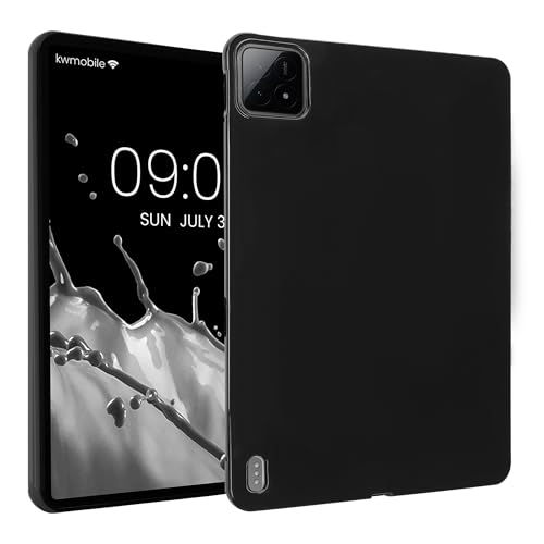 kwmobile Schutzhülle kompatibel mit Xiaomi Pad 6S Pro 12.4 - Hülle Silikon - Tablet Cover Case Schwarz von kwmobile