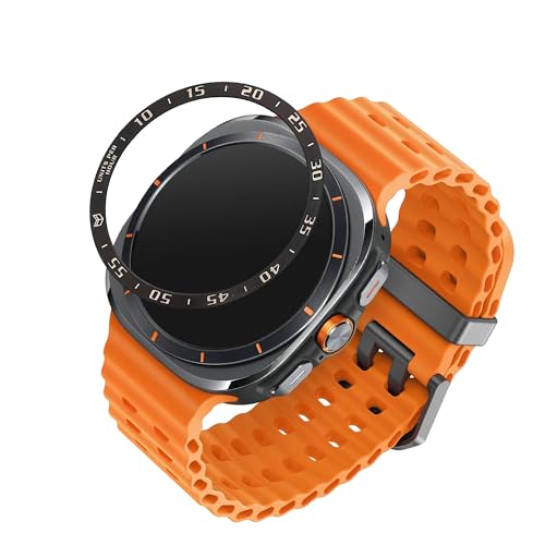 kwmobile Schutzring kompatibel mit Samsung Galaxy Watch Ultra 47mm Fitnesstracker - Bezel Ring Lünette in Schwarz Silber kwmobile Schutzring kompatibel mit Samsung Galaxy Watch Ultra 47mm Fitnesstracker - Bezel Ring Lünette in Schwarz Silber von kwmobile