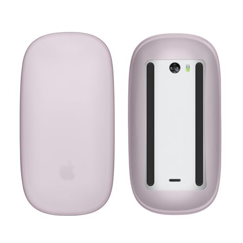 kwmobile Silikon Schutzhülle kompatibel mit Apple Magic Mouse 1/2 Hülle - PC Maus Cover aus softem Silikon - Lavendel von kwmobile