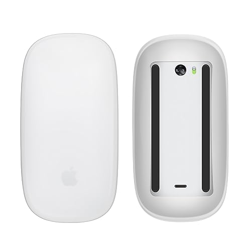 kwmobile Silikon Schutzhülle kompatibel mit Apple Magic Mouse 1/2 Hülle - PC Maus Cover aus softem Silikon - Matt Transparent von kwmobile