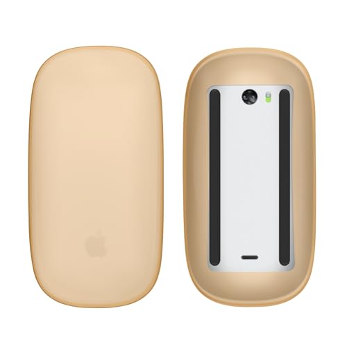 kwmobile Silikon Schutzhülle kompatibel mit Apple Magic Mouse 1/2 Hülle - PC Maus Cover aus softem Silikon - Orange von kwmobile