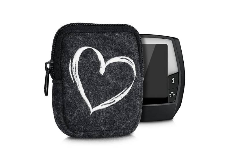 kwmobile Smartphone-Hülle Tasche für Bosch Intuvia, Hülle E-Bike Computer Schutztasche - aus Filz von kwmobile