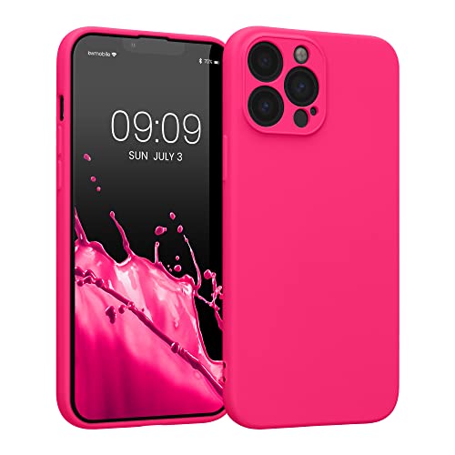 kwmobile Slim Case kompatibel mit Apple iPhone 13 Pro Max Hülle - Handyhülle aus Silikon in Neon Pink kwmobile Slim Case kompatibel mit Apple iPhone 13 Pro Max Hülle - Handyhülle aus Silikon in Neon Pink von kwmobile
