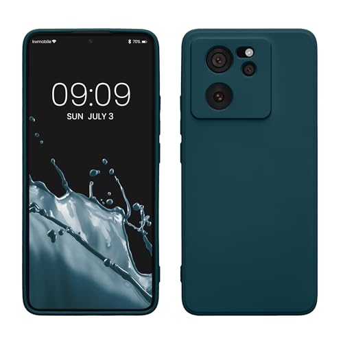 kwmobile Slim Case kompatibel mit Xiaomi 13T / 13T Pro Hülle - Handyhülle aus Silikon in Petrol matt kwmobile Slim Case kompatibel mit Xiaomi 13T / 13T Pro Hülle - Handyhülle aus Silikon in Petrol matt von kwmobile