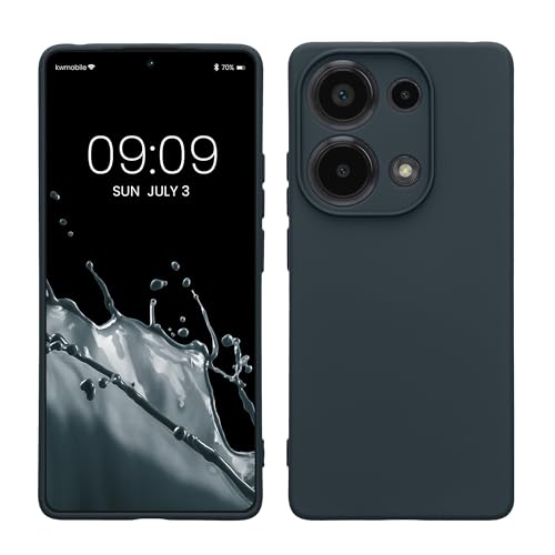 kwmobile Slim Case kompatibel mit Xiaomi Redmi Note 13 Pro 4G Hülle - Handyhülle aus Silikon in Dunkler Schiefer kwmobile Slim Case kompatibel mit Xiaomi Redmi Note 13 Pro 4G Hülle - Handyhülle aus Silikon in Dunkler Schiefer von kwmobile