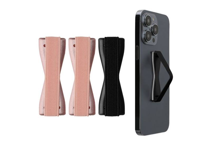 kwmobile Popsockets Smartphone Fingerhalter 3 Set, (3-tlg., Handy Halter Griff Halterung Einhandbedienung - 3x Handyhalter) von kwmobile