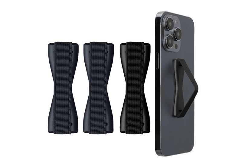 kwmobile Popsockets Smartphone Fingerhalter 3 Set, (3-tlg., Handy Halter Griff Halterung Einhandbedienung - 3x Handyhalter) von kwmobile