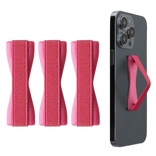 kwmobile Smartphone Fingerhalter 3 Set - Handy Halter Griff Halterung Einhandbedienung - 3X Handyhalter in Metallic Pink Metallic Pink Metallic Pink kwmobile Smartphone Fingerhalter 3 Set - Handy Halter Griff Halterung Einhandbedienung - 3X Handyhalter in Metallic Pink Metallic Pink Metallic Pink von kwmobile