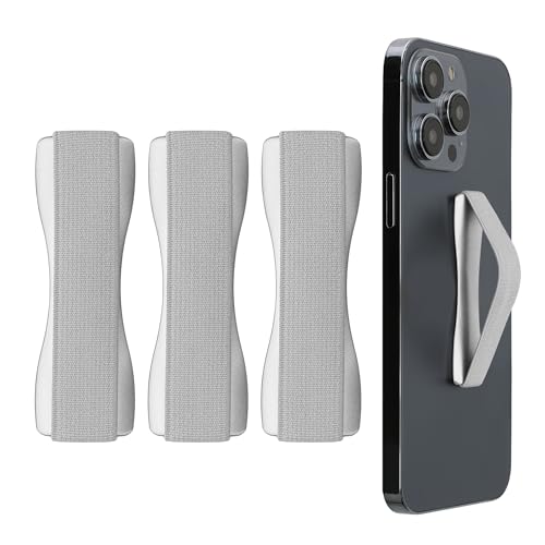 kwmobile Smartphone Fingerhalter 3 Set - Handy Halter Griff Halterung Einhandbedienung - 3X Handyhalter in Silber kwmobile Smartphone Fingerhalter 3 Set - Handy Halter Griff Halterung Einhandbedienung - 3X Handyhalter in Silber von kwmobile