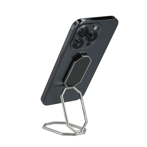 kwmobile Smartphone Fingerhalter mit Ständer - Stick-on Selbstklebende Handy Fingerhalterung aus Metall - kompatibel mit u.a. iPhone Samsung Sony Handys - Silber Schwarz kwmobile Smartphone Fingerhalter mit Ständer - Stick-on Selbstklebende Handy Fingerhalterung aus Metall - kompatibel mit u.a. iPhone Samsung Sony Handys - Silber Schwarz von kwmobile