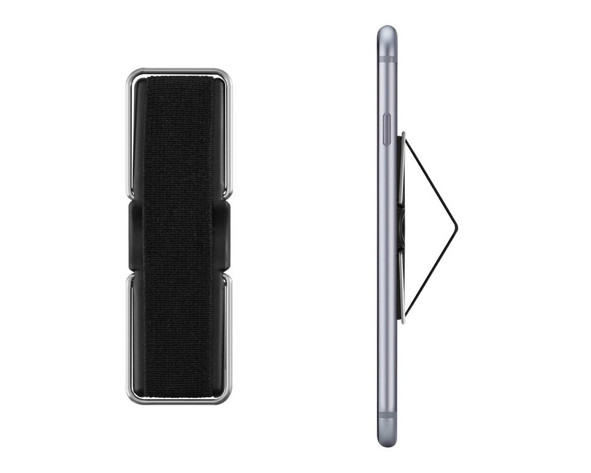 kwmobile Smartphone Fingerhalterung m. Ständer - f. iPhone Samsung Sony Popsockets, (1-tlg) von kwmobile