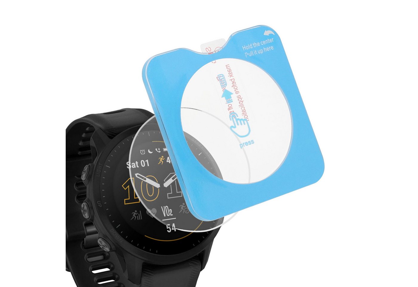 kwmobile Smartphone-Hülle 2x Schutzglas für Garmin Forerunner 955 / Forerunner 955 Solar Glas, Smartwatch Displayschutz für Fitness Tracker Transparent kwmobile Smartphone-Hülle 2x Schutzglas für Garmin Forerunner 955 / Forerunner 955 Solar Glas, Smartwatch Displayschutz für Fitness Tracker Transparent von kwmobile
