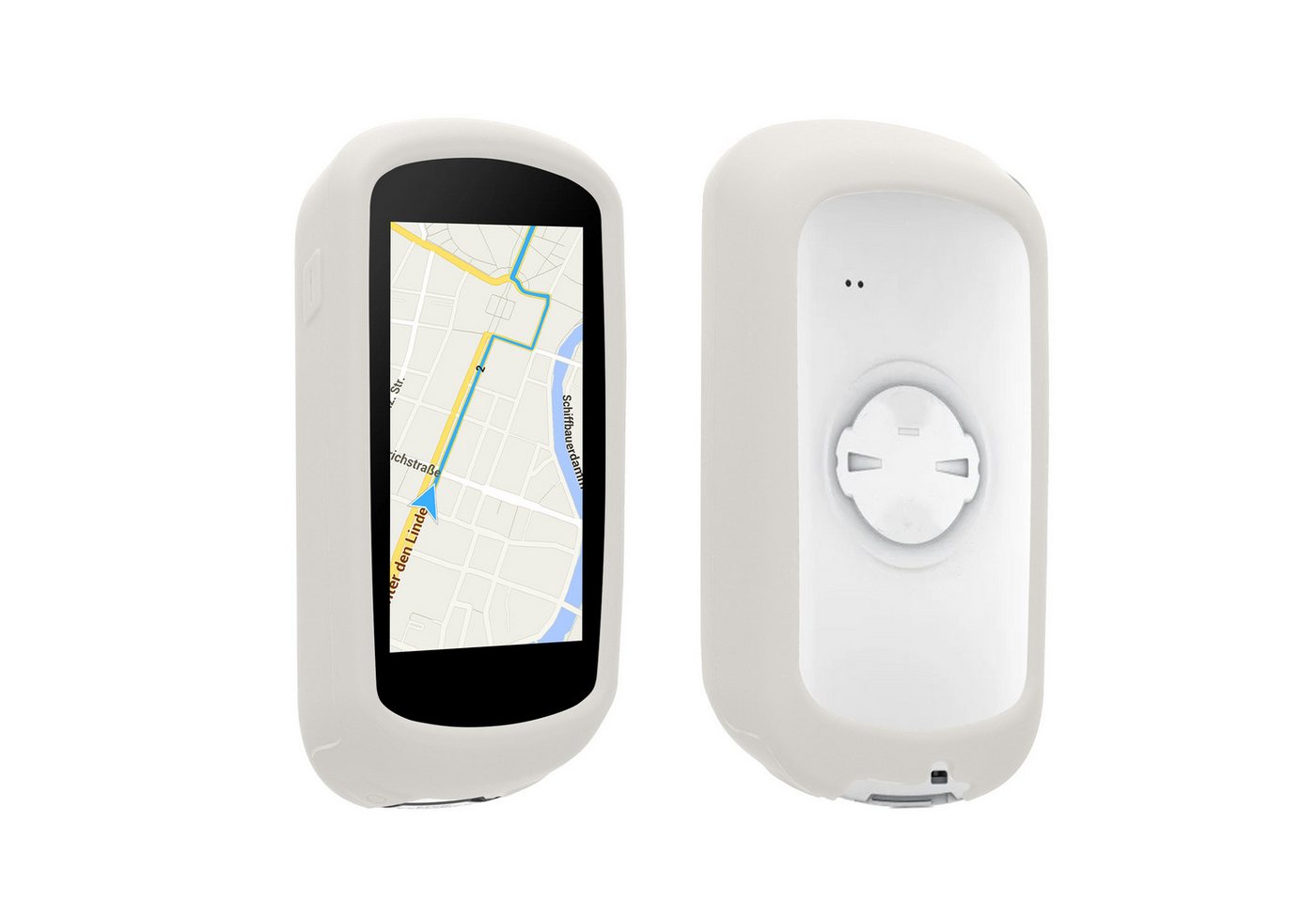 kwmobile Smartphone-Hülle kwmobile Hülle für Garmin Edge Explore 2, Silikon GPS Fahrrad Case Schutzhülle - in Weiß kwmobile Smartphone-Hülle kwmobile Hülle für Garmin Edge Explore 2, Silikon GPS Fahrrad Case Schutzhülle - in Weiß von kwmobile