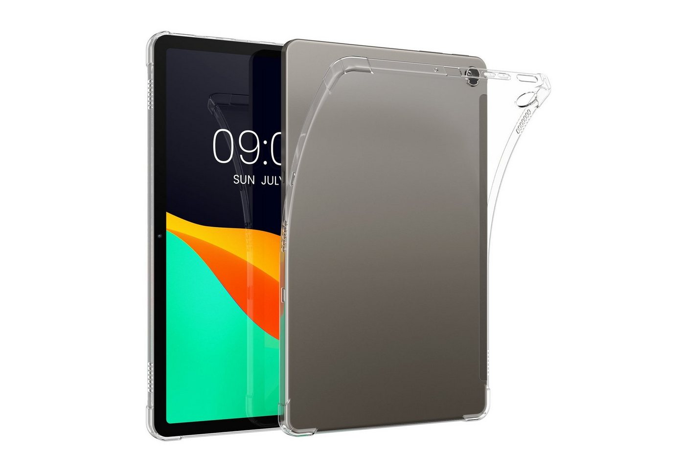 kwmobile Tablet-Hülle Hülle für Amazon Fire Max 11, Silikon Case transparent - Tablet Cover Tablethülle gummiert von kwmobile